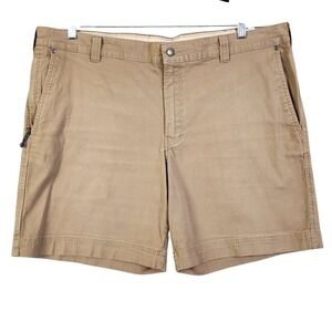 Columbia Mens Regular Fit 8" Shorts Size 42W Brown Outdoor Casual Hiking Camp